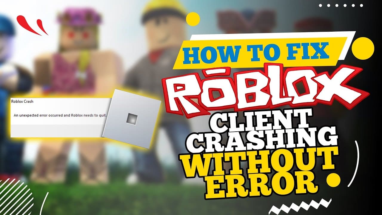 roblox client crashing